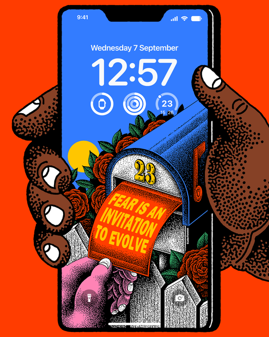 Fear iPhone Wallpaper
